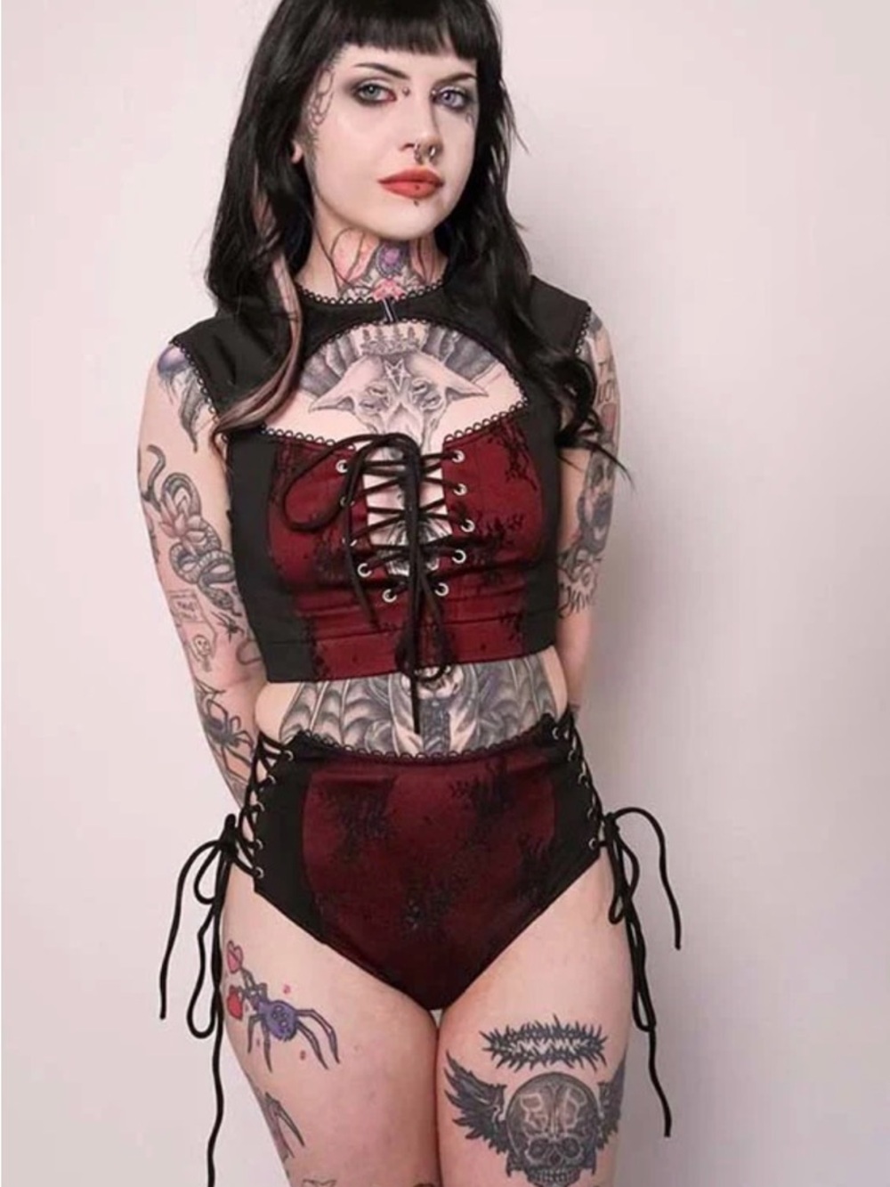 Forest Ink Deadly Kiss Swim Set